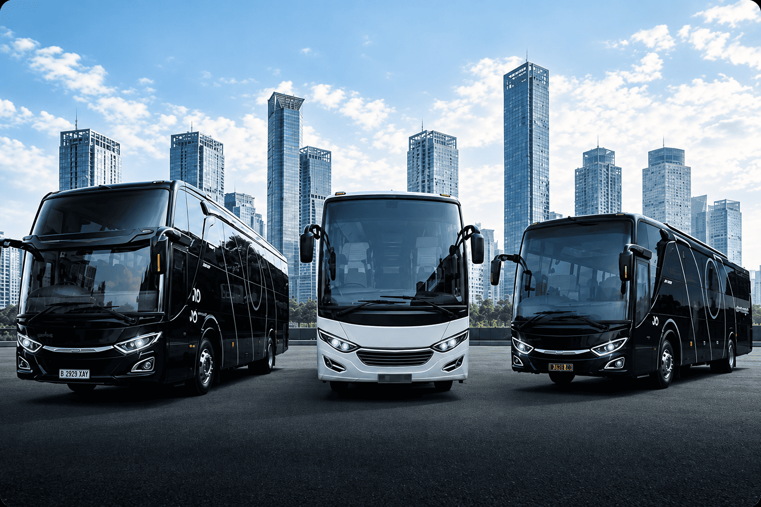Armada bus untuk tim Driver dan Operasional